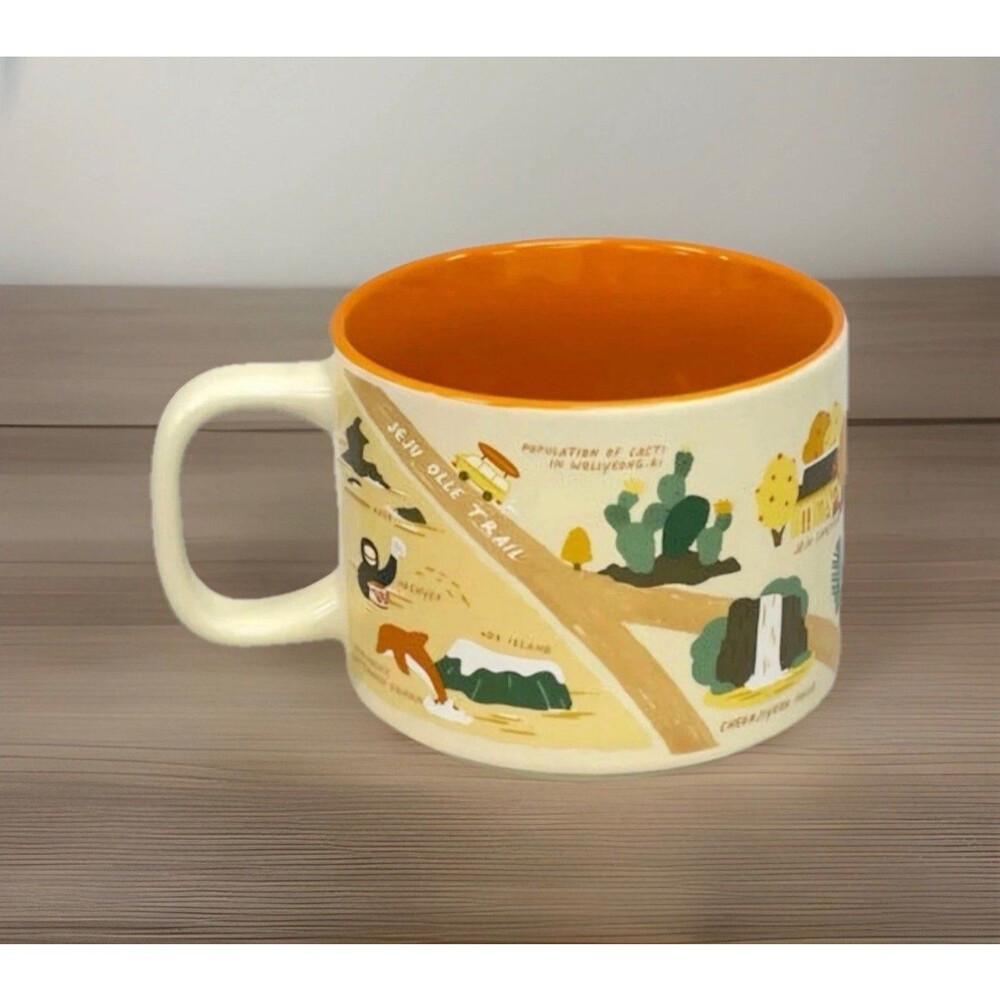 Starbucks Korea Jeju Island Limited Edition Ceramic Mug 12oz City Coffee Cup New - Picture 3 of 6